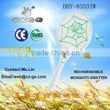 BBY-8333IW USEFUL BAT POWERFUL ELECTRIC MOSQUITO SWATTER WITH LED thumbnail-1