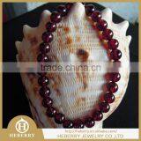 2015 New Fashion High Quality Natural Garnet Beads Bracelet For Women thumbnail-1
