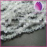 High quality beads clear nugget gem glass chip for diy jewelry