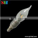 360 Led Bulb Lights ul Cul 3w le Dcandle Bulb Lamp With E12 E14 E17 B22 B15 Lamp Base thumbnail-1