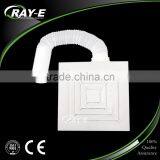 High Quality Plastic Conduit Ventilation Fan Square Ceiling Exhaust Fan PP Plastic Grille Type thumbnail-3