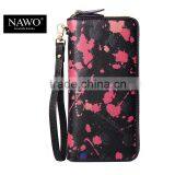 Zipper Nice Painting Evening Clutch Women Wallet Leather With Hand Strap thumbnail-2