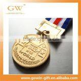Custom Gold Metal Souvenir Hiking Award Medallion thumbnail-2