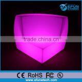 Plastic Rechargeable Led Sofa Chair,modern Color Lighting Led Sofa