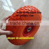 For Tool Cart and Wheelbarrow's 4.00-4 PU Tire Factory thumbnail-1