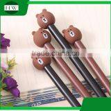 Promotional Wholesale Cheap Funny School Office Stationery Mini Cartoon Plastic Bear Roller Ball Point Pen thumbnail-2