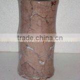 BEAUTIFUL MARINA PINK MARBLE FLOWER VASES thumbnail-1