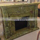 New Style DARK GREEN ONYX FIREPLACES thumbnail-2
