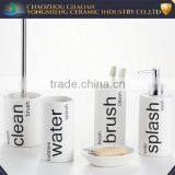 Chaozhou Hotel Decal Dolomite Ceramic Bathroom Set Gifts With ISO Certificate thumbnail-1