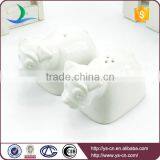 YSpp0010 Lovely Dog White Ceramic Salt and Pepper Shaker for Gifts thumbnail-2