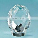 Ovel Facet Crystal Place Card Holder thumbnail-1