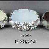 Green Glazed Stoneware Flower Pot thumbnail-4