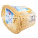 1.8L IML Plastic Ice Cream Cup Labels Have Lid and Tamper Proof thumbnail-2
