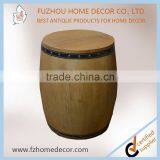 2017 Latest Antique Decorative Wooden Storage Organizer Cask With Barrel Shape thumbnail-3