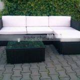 Stock lots outdoor furniture KD steel rattan sofa sets overstock inventory closeout