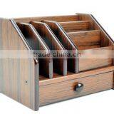 High Quality With Drawer Multi-Function Wood Pen Holder thumbnail-4