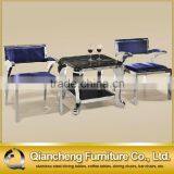 Living Room Side Table With Stainless Steel Legs thumbnail-4