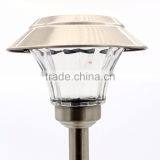 2pk Stainless Steel Solar Garden Lawn LED Path Light thumbnail-2