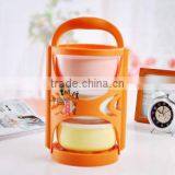 Porcelain&Ceramic Fresh Bowl Set With Plastic Basket