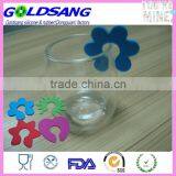 Heart Shape Silicone Wine Glass Markers thumbnail-5