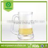 12oz Glass Mason Jar Fancy Drinking Glass Beer Mug Glass Cup thumbnail-1