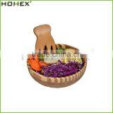 Personalized Eco Friendly Bamboo Salad Bowl/Homex_Factory thumbnail-2
