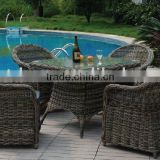 new leisure garden outdoor wicker dining set