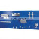 Pegboard Garage Tool Storage,DIY Tool Board Storage,13 Pcs Wall Mounted Tool Organizer Pegboard Kit (302713) thumbnail-1