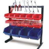 16 PCS Plastic Bin Rack With Magnetic Strips Spare Parts Bin Box (202719) thumbnail-1