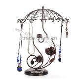 Flower Umbrella Shape Metal Jewelry Display Stand for Earring thumbnail-2