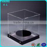 Top Quality Square Box! Black Base Acrylic Plane Model Display Case, Custom Plexiglass Case Manufactory, Wholesale Acrylic Box thumbnail-1