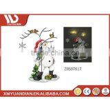 Wholesale Craft Supplies String Led Resin Christmas Ornaments Wholesale String Light With Snowflake Pole thumbnail-3