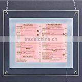Clear Acrylic Two Side Table Tent Card Holder Acrylic Price List Menu thumbnail-1