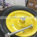 heavy duty wheelbarrow wheels 4.80/4.00-8 with solid axles