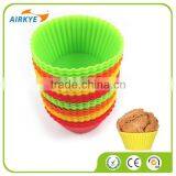 Pass Test FDA Food Safe Grade 3D Silicone Cupcake Mold thumbnail-1