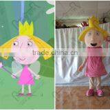 Character Pink Dress Girl Mascot Costumes thumbnail-1