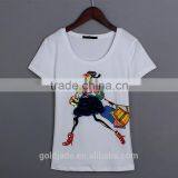 Latest Fashion Casual Elegant Short Sleeve Summer Women Printed T Shirt thumbnail-1