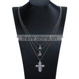 Big Brand ZA Multi Chain Pendant Sweater Necklace Jewelry Hot Sale thumbnail-2