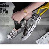 English Printing Men's Casual Canvas Shoes in Good Price thumbnail-4