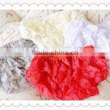 Hot Sale Kids Wear Dubai Baby Bloomers Ruffles Lace Infant Diaper Bloomer Wholesale thumbnail-5