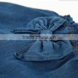 Suspender Denim Bowtie Shorts Diaper Bloomer Wholesale Baby Clothes Shorts thumbnail-5