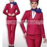 OEM Custom Women Pilot Skirt Airline Stewardess Uniform thumbnail-4
