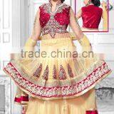 Semi Bridal Lehenga thumbnail-3