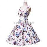 Walson Womens Ladies New Floral Vintage 1950s Rockabilly Party Prom Tea Dress thumbnail-4