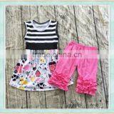 2017 Factory Hot Sale Girl's Summer Thanksgiving Chicken Design Suit Clothing thumbnail-2