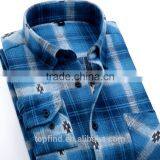 Wholesale Custom Plaid Flannel Shirt for Men thumbnail-3