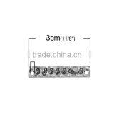 Zinc Based Alloy Pendants Hand Gesture Antique Silver Rectangle thumbnail-2