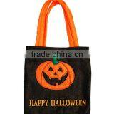 Haunted Black Green Orange Halloween Party Trick Treat Bag thumbnail-3