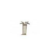 Adjustable 4 Way Stainless Steel Clothes Rack, Garment Racking for Shopping Mall Display