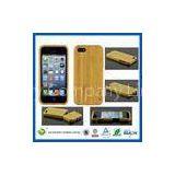 Hard Bamboo Protective iPhone 5S Cases Cover for Mobile Phone Protection